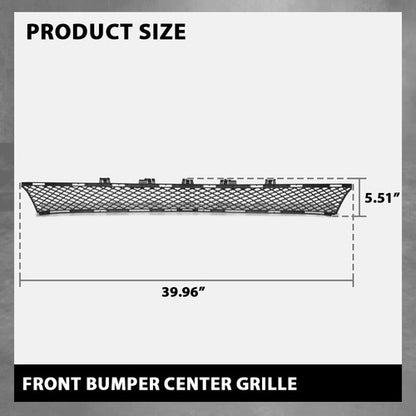 Solid Spare Front Bumper Center Mesh Grille Fit For 17-20 Mercedes-Benz E300 E350 E400 E450
