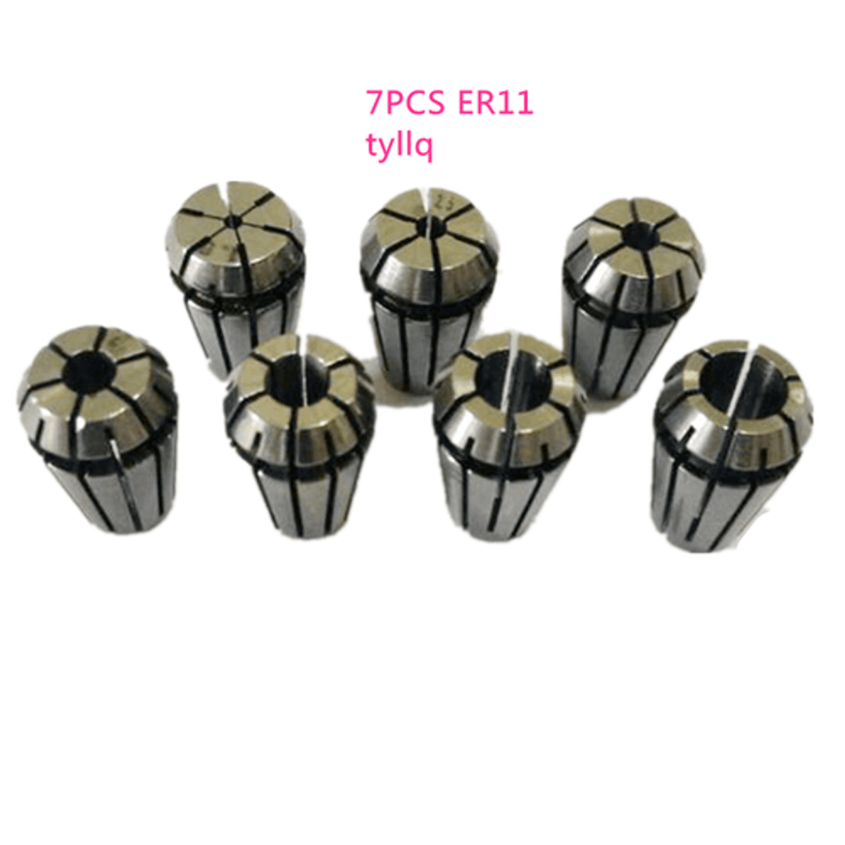 Solid Spare Spring Collet ER11 Set For CNC Milling Lathe Tool Engraving Machine 7Pcs