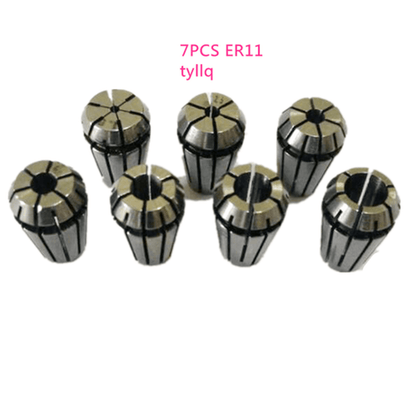 Solid Spare Spring Collet ER11 Set For CNC Milling Lathe Tool Engraving Machine 7Pcs