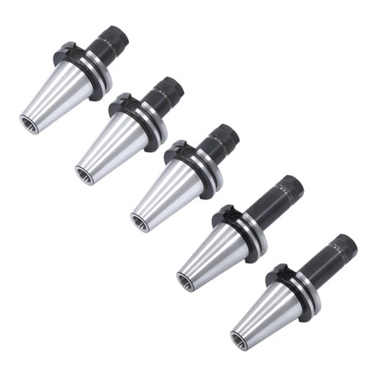 Solid Spare Collet Chucks short & long 0.0001 Runout--TOTAL 5 Chucks Tool Holder CAT40-ER16