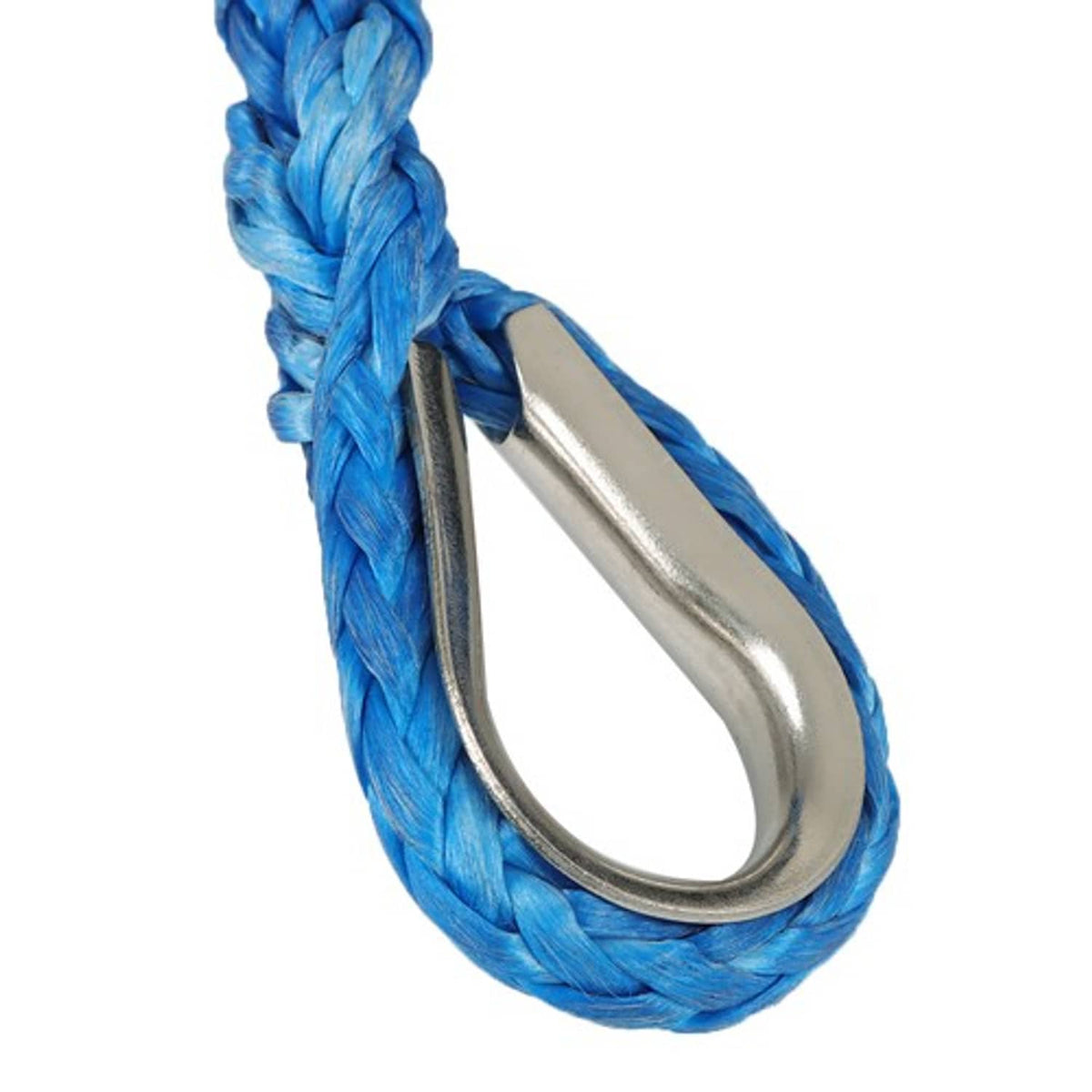 Solid Spare For ATV 5/16"x50' 12000LBS Blu Synthetic Winch Rope Line Recovery Cable