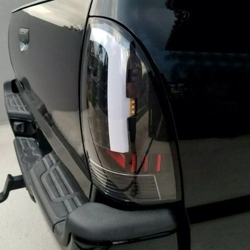 Solid Spare [LED TUBE BAR]FOR 05-15 TOYOTA TACOMA TAIL LIGHT BRAKE PARKING LAMPS BLACK