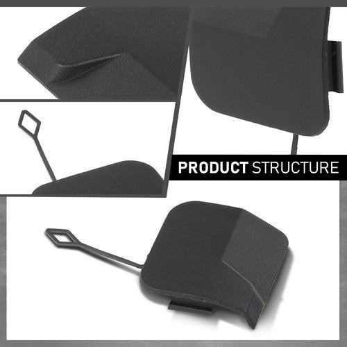 Solid Spare Fit For 2010-2016 Cadillac SRX Rear Bumper Tow Hook Eye Cover Cap 25777324