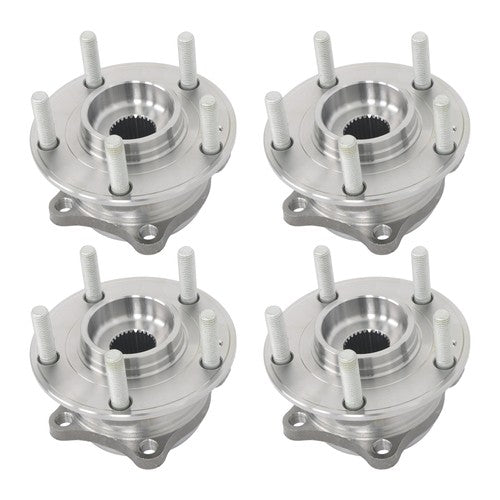 Solid Spare 4pcs AWD For Hyundai Santa Fe 2007-14 Sorento 11-15 Front Rear Wheel Hub Bearing