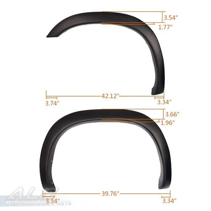 Solid Spare Fit For 02-08 Ram 1500 / 03-09 Ram 2500 3500 Factory Bolt-On Fender Flares