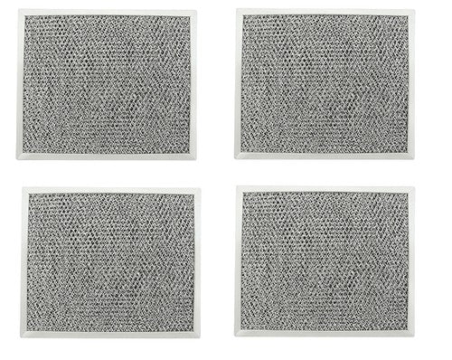 Solid Spare Filters for Broan 8504G AF4035 Range Hood Grease Filter Aluminum Mesh - 4 Pack