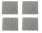 Solid Spare Filters for Broan 8504G AF4035 Range Hood Grease Filter Aluminum Mesh - 4 Pack