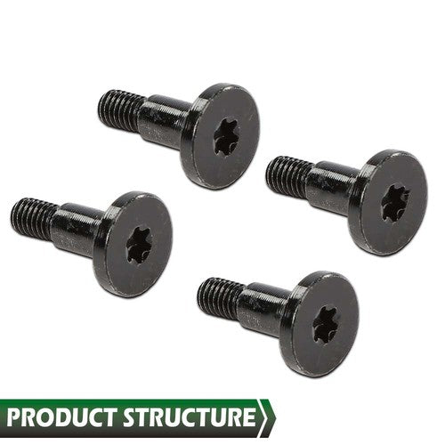 Solid Spare Fit For Ford F150 F250 F350 F450 Super Duty Tailgate Cover Cap Screws Bolts