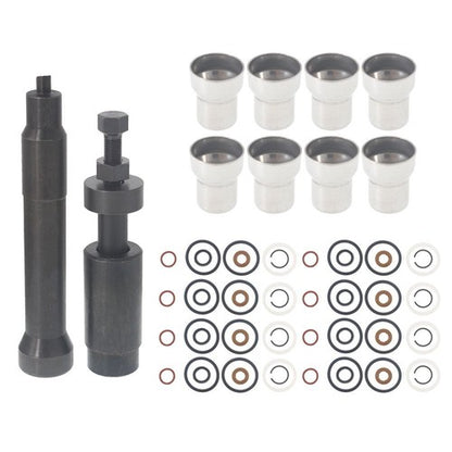 Solid Spare For Ford Powerstroke 6.0L 2003-10 Injector Sleeve Cup Removal Tool Install Kit
