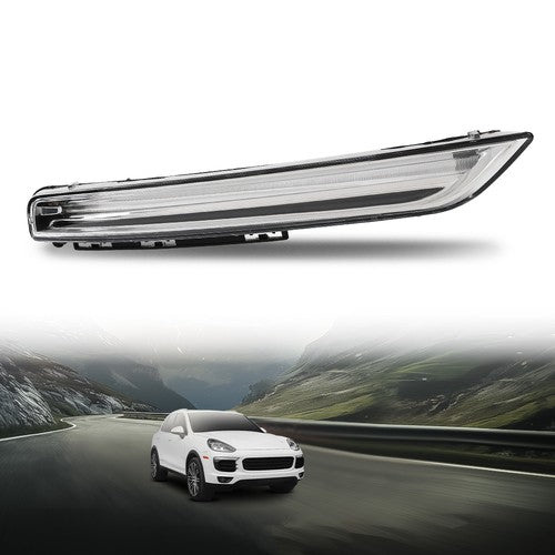 Solid Spare LED DRL Fog Light Daytime Running Lamp Right Fit For 15-18 Porsche Cayenne 958