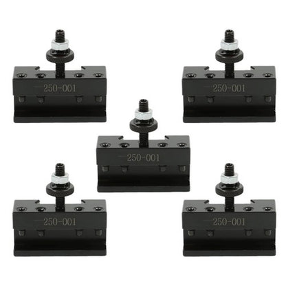 Solid Spare New 5PCS #1 Quick Change Turning & Facing Lathe Tool Post Holder OXA 250-001