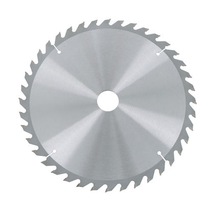 Solid Spare Heavy-Duty 10"×30mm×40T Carbide Saw Blade for Wood & Metal, Silver Finish