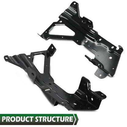Solid Spare New Fit For 2016 2017 2018 Chevrolet Silverado 1500 Front Bumper Brackets Set
