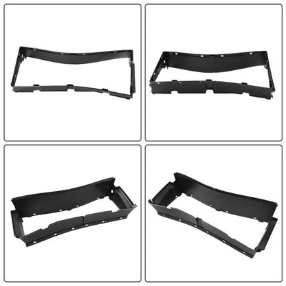 Solid Spare ML3Z-8475-A For 21-22 Ford F-150 Radiator Upper+Lower Grille Shutter W/O Motor