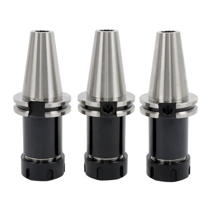 Solid Spare CAT40-ER32-4 Precision Collet Chuck Tool Holder CNC mill 3pcs