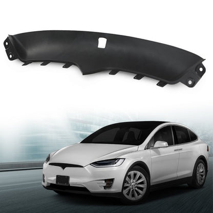 Solid Spare Fit For 2016-2020 Tesla Model X Front Bumper Upper Grille Insert Surround Cover