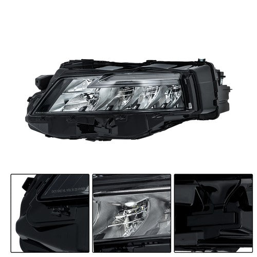 Solid Spare Headlamp Headlight Assembly For Nissan Rogue S 2021-23 Left/Driver Side Full LED