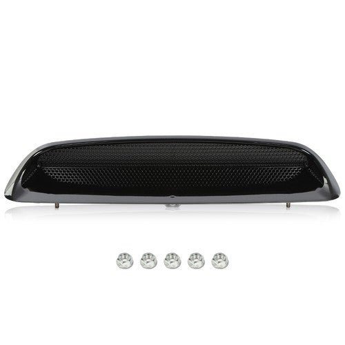 Solid Spare Fit For 2005-2011 Toyota Tacoma Pickup Black Front Sport Hood Scoop Bulge Kit