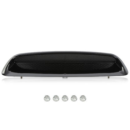 Solid Spare Fit For 2005-2011 Toyota Tacoma Pickup Black Front Sport Hood Scoop Bulge Kit