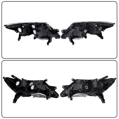 Solid Spare Headlights Assembly Set For Nissan Pathfinder 2017-2020 Halogen W/LED DRL Pair