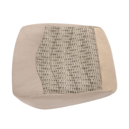 Solid Spare For Ford F250 F350 F450 F550 XLT 1999-2000 Suit Driver Seat Cushion Beige Cloth