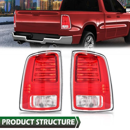 Solid Spare LED Tail Lights Brake Lamps Fit For 13-22 Dodge Ram 1500 2500 3500 Left+Right
