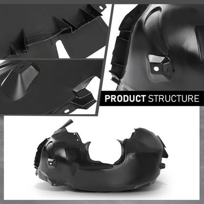 Solid Spare Front Fender Liner Splash Shield Left+Right Side Fit For 2012-2018 Ford Focus