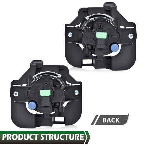 Solid Spare Bumper Fog Lights Driving Lamps w/ Wiring+Switch Fit For 2007-2012 Nissan Altima