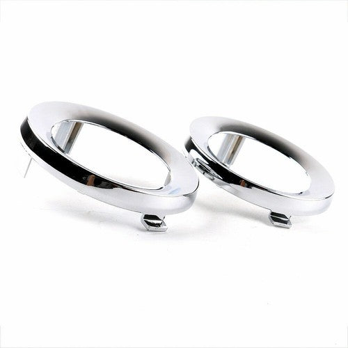 For 2009-2013 Subaru Forester Pair Front Chrome Fog Light Trim Fog Lamp Cover
