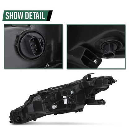 Solid Spare Headlights Pair Fit For 2018 2019 2020 2021 2022 Toyota Camry SE LH+RH Headlamps