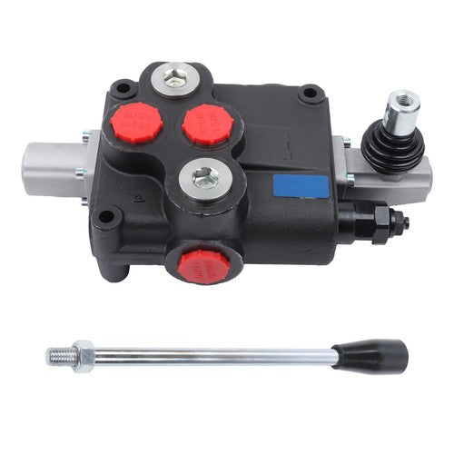 Solid Spare 32GPM 1Spool Hydraulic Directional Control Valve Open Double Acting