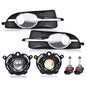 Solid Spare Fit For 2010-2013 Buick LaCrosse Bumper Fog Lights Driving Lamps w/ Bulbs+Bezel