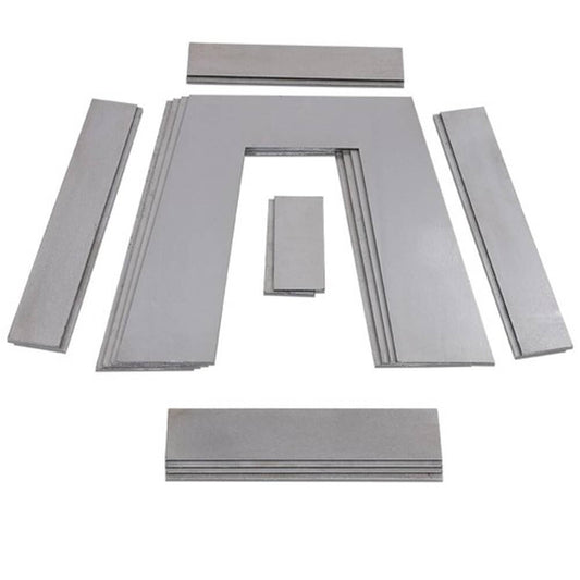 Solid Spare Universal Truck Weld on Under Bed Frame 10" Tall Step C Notch Kit 2" Wide