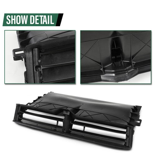 Solid Spare Fit For 2017-2020 Tesla Model 3 Radiator Active Grill Shutter Assembly W/O Motor