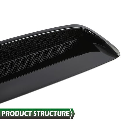 Solid Spare Fit For 2005-2011 Toyota Tacoma Pickup Black Front Sport Hood Scoop Bulge Kit
