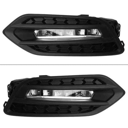 Pair Front  LED Fog Lights Lamps DRL For 2019 2020-2022 Honda HR-V HRV LH & RH