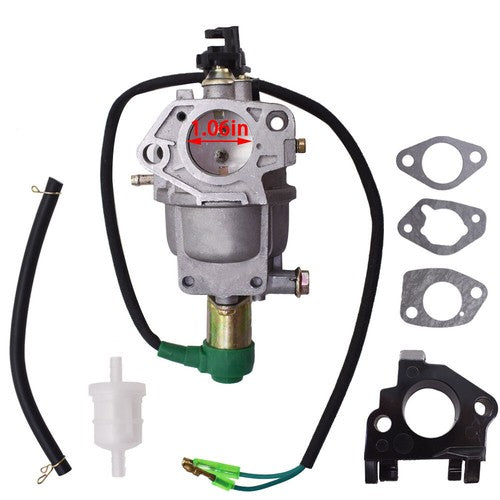Solid Spare Carburetor w/ Solenoid Carb For Honda GX340 GX390 8HP 9HP 11HP 13HP Generator