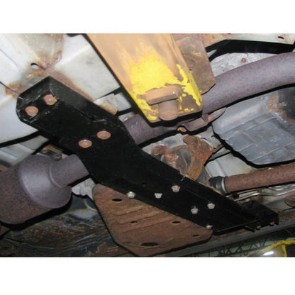 Solid Spare For Jeep Grand Cherokee WJ 99-04 Transmission Crossmember Skid Plate Guard Black