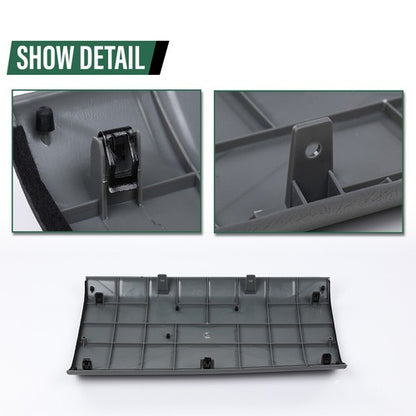 Solid Spare Fit For 04-2008 Ford F-150 Right Passenger Side Upper Glove Box Dash Panel Gray