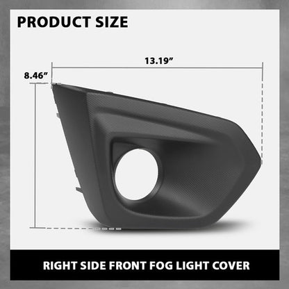 Solid Spare Fog Light Bezel Lamp Cover Fit For 2012 2013 2014 Subaru Impreza Right Side