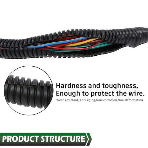 Solid Spare Fit For 20-23 Tesla Model Y Front End Fan Wiring Harness Connecting Wire