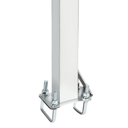 Solid Spare Fits for 2" Trailer Frames Pair of Zinc-Plated Pontoon Boat Trailer Guide On