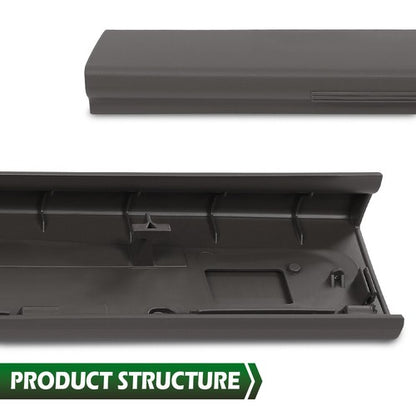 Solid Spare Fit For 11-16 Ford F-250 F-350 Tailgate Flexible Step Center Molding Trim Brown