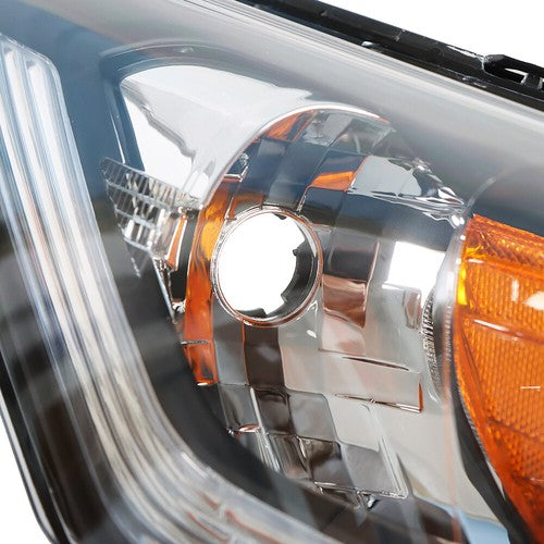 Solid Spare 1PCS Passenger Headlight Assembly Fit For Honda Accord 2013-2015 Clear Halogen