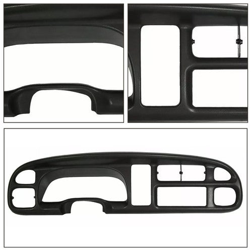 Solid Spare Black Dash Bezel Dashboard Cover For 98-2001 Ram 1500 & 1998-2002 Ram 2500 3500