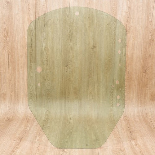 Solid Spare For John Deere Skid Steer & Track Loader D & E Series Clear Door Glass # T312628