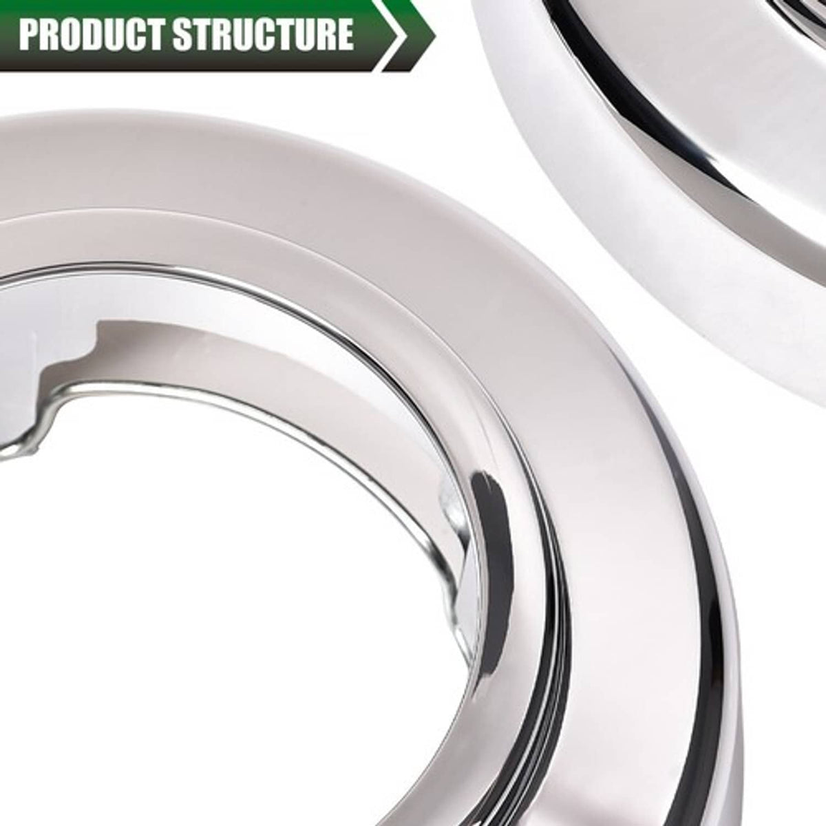 Solid Spare Fit For 94-97 Ford F250 F350 Super Duty Truck Front 4x4 Wheel Center Caps Set
