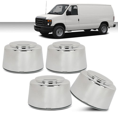 Solid Spare 4X 16 Inch Wheel Center Hub Caps Rim Nut Covers Fit For Ford Truck 8 Lug