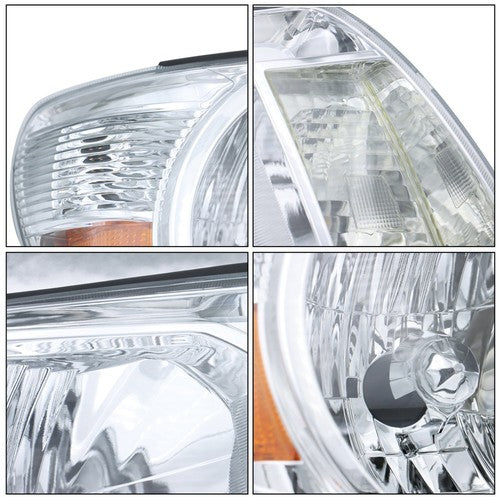 Solid Spare Headlight Headlamp For Toyota Tacoma 2005-2011 Headlamps Left+Right Side Halogen