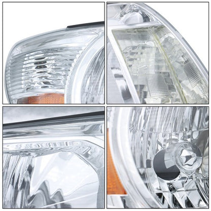 Solid Spare Headlight Headlamp For Toyota Tacoma 2005-2011 Headlamps Left+Right Side Halogen